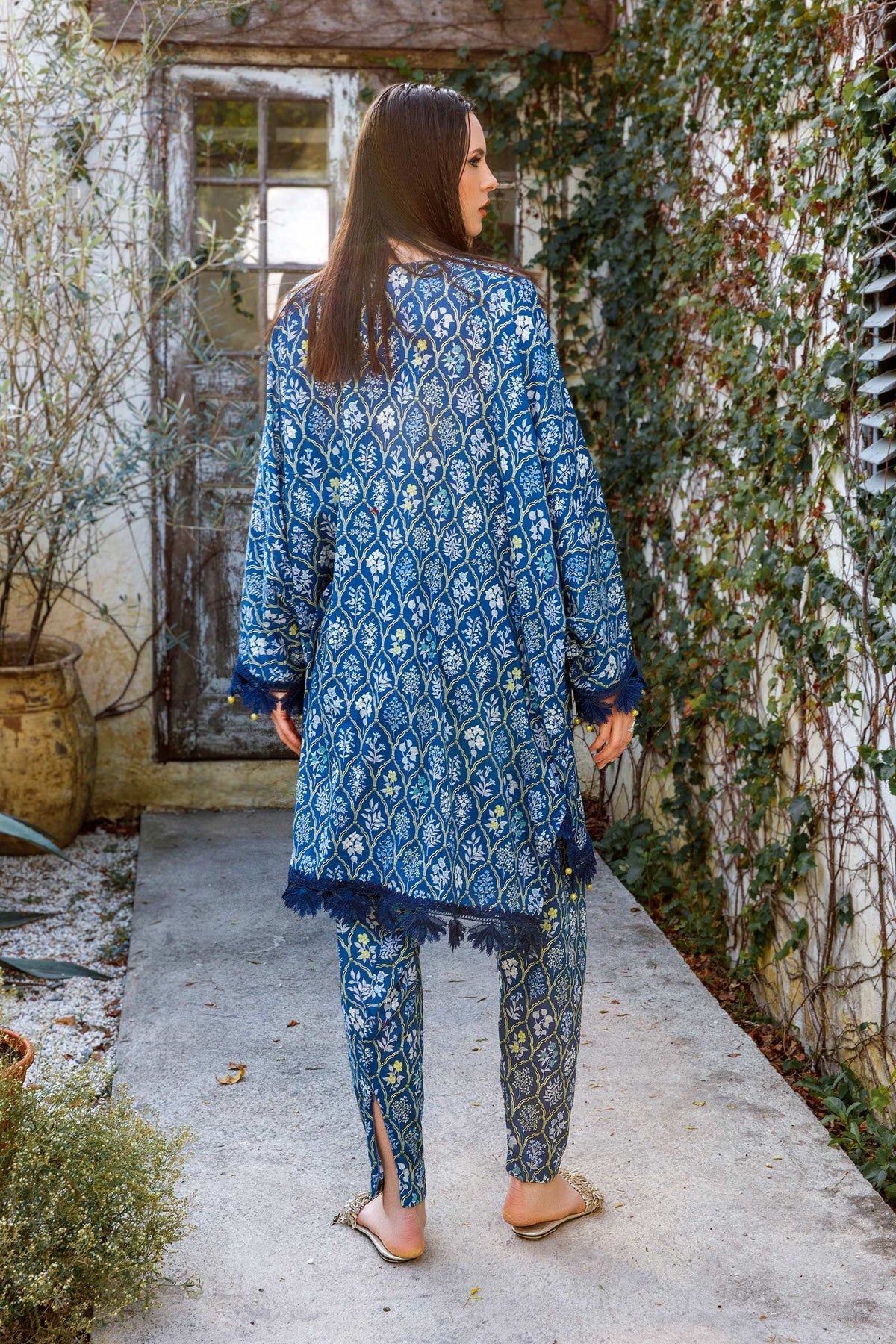 M Basics By Maria B Printed Lawn Shirt Unstitched 1 Piece MB-US23 103-A