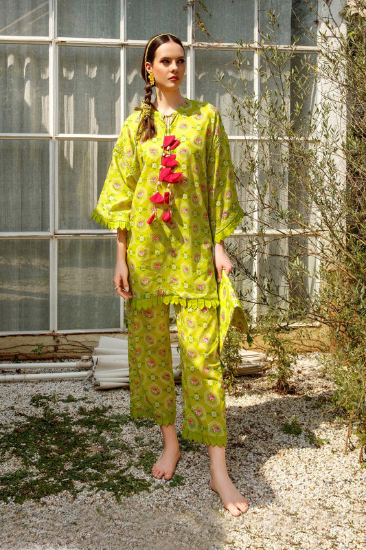 M Basics By Maria B Printed Lawn Shirt Unstitched 1 Piece MB-US23 104-B