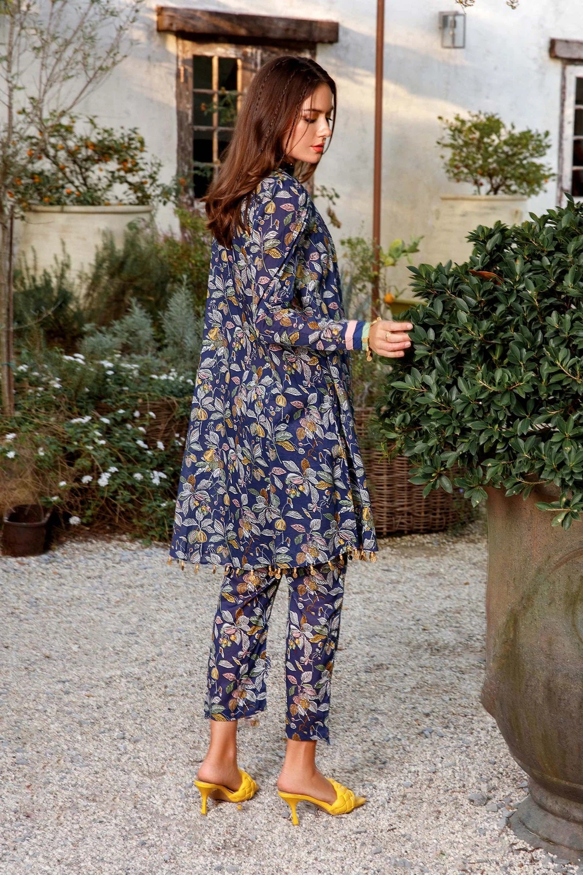 M Basics By Maria B Printed Lawn Shirt Unstitched 1 Piece MB-US23 105-B
