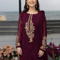 Luxe By Azure Embroidered Suits Unstitched 4 Piece AS-106 Carnelien - Eid Collection