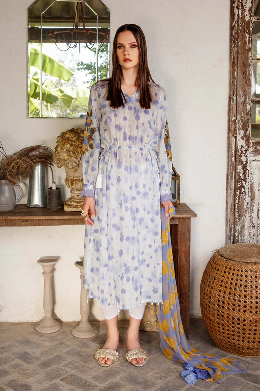 M Basics By Maria B Embroidered Lawn Suits Unstitched 2 Piece MB-US23 106-B