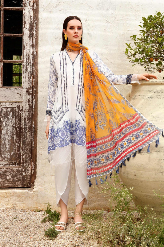 M Basics By Maria B Embroidered Lawn Suits Unstitched 2 Piece MB-US23 107-B