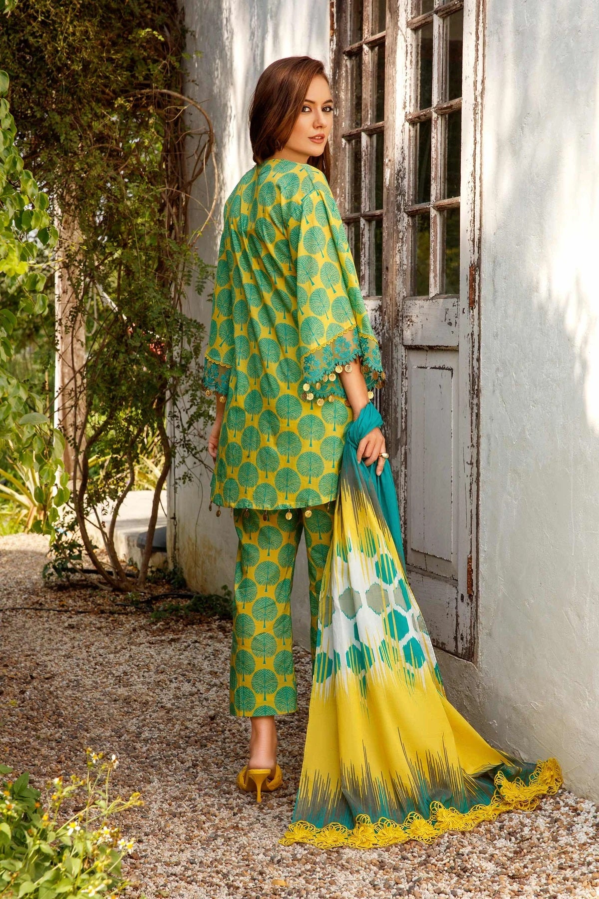 M Basics By Maria B Embroidered Lawn Suits Unstitched 2 Piece MB-US23 108-B