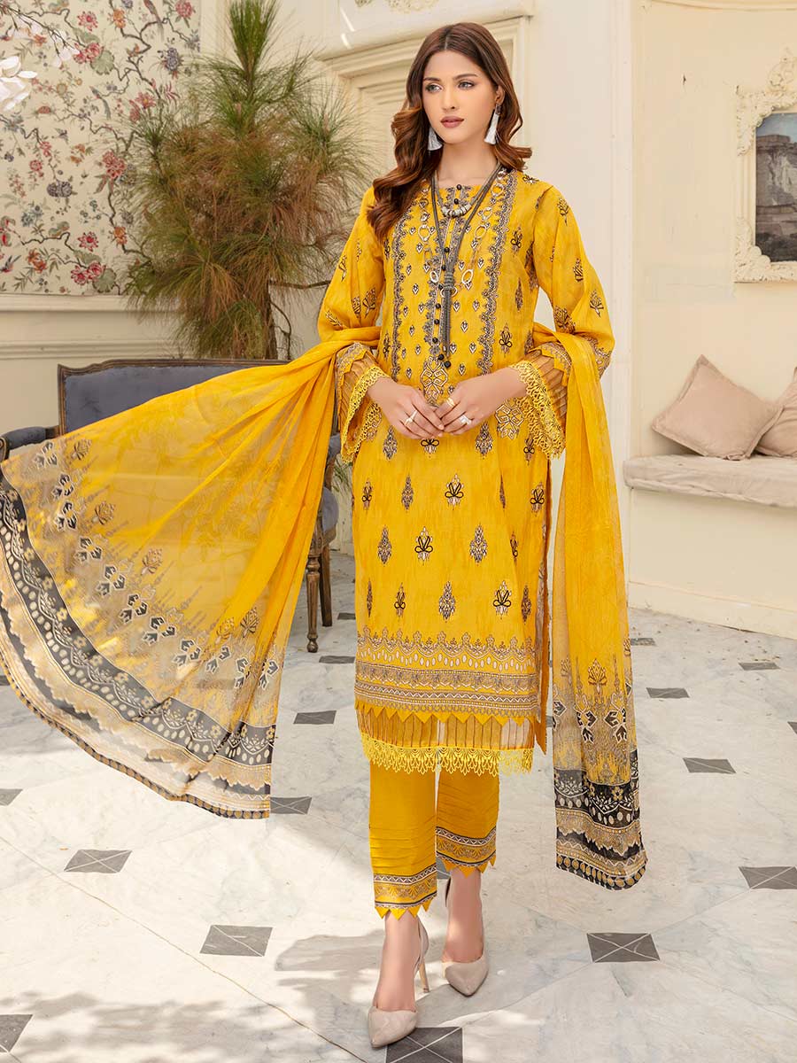 Afreen by Aalaya Embroidered Lawn 3 piece dress unstitched - AL23-D10