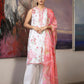 Mishaal by Gulljee Embroidered Lawn 3 piece Unstitched Dress - GJM11 - A10 - Summer Collection
