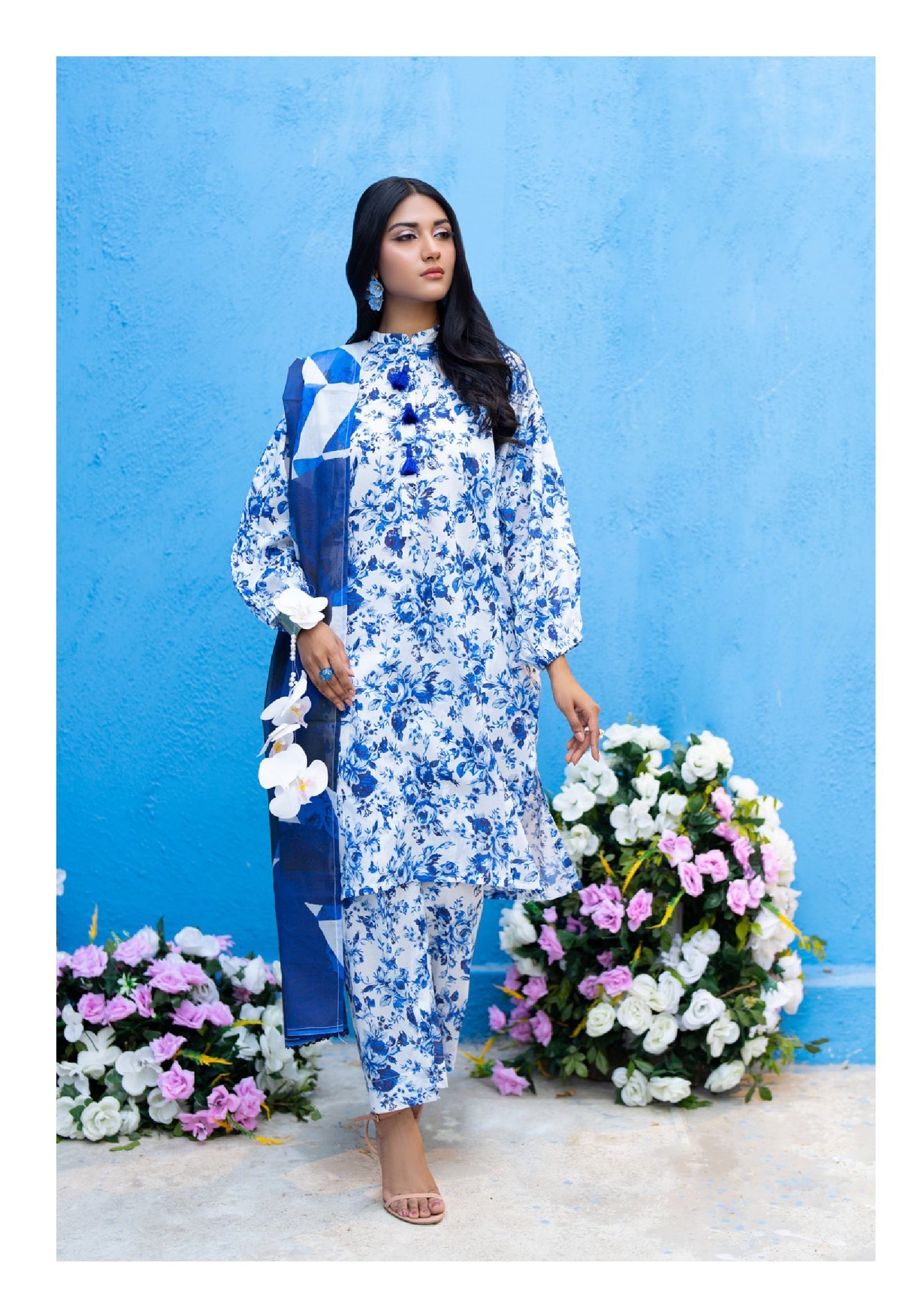 Salina by Regalia Textile Printed Lawn 3 Piece Unstitched Dress - RSPL-10 Summer Collection