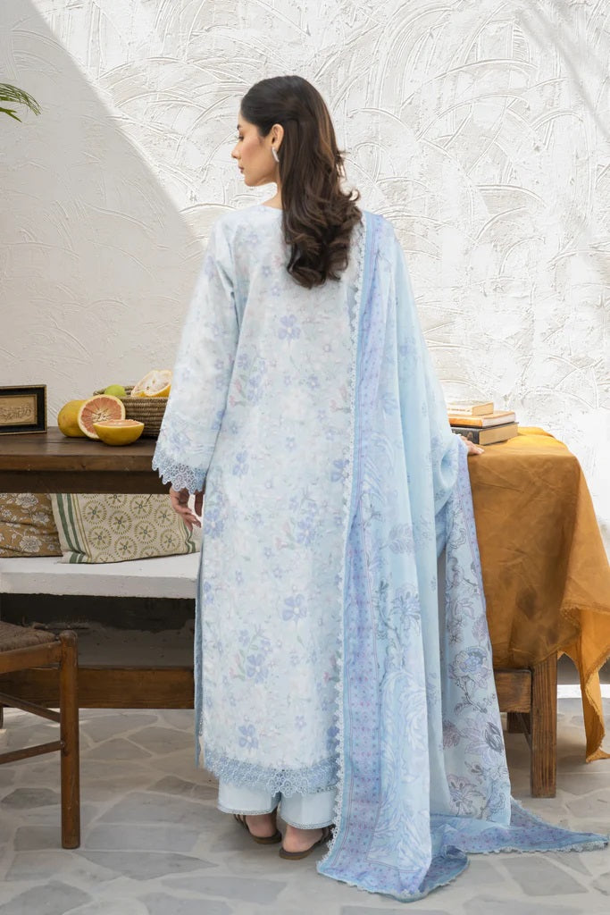 Shezlin by Aabyaan Embroidered Chikankari Suits Unstitched 3 Piece AS-AR-10 Mushk - Summer Collection