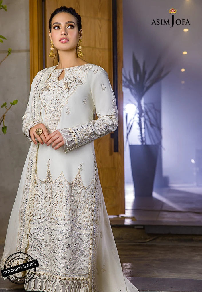 Asim Jofa Embroidered Lawn Suits Unstitched 3 Piece AJCK-10 - Eid Collection