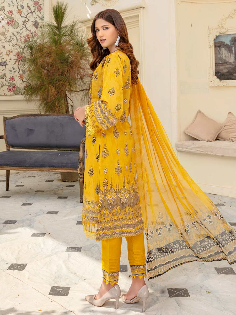Afreen by Aalaya Embroidered Lawn 3 piece dress unstitched - AL23-D10