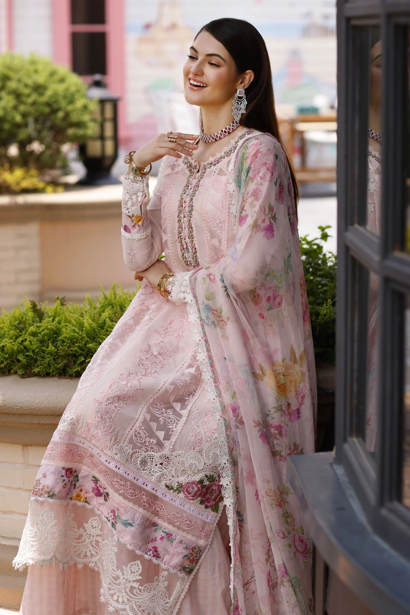 Noor By Saadia Asad Embroidered Lawn Suits Unstitched 3 Piece D10 - Sial