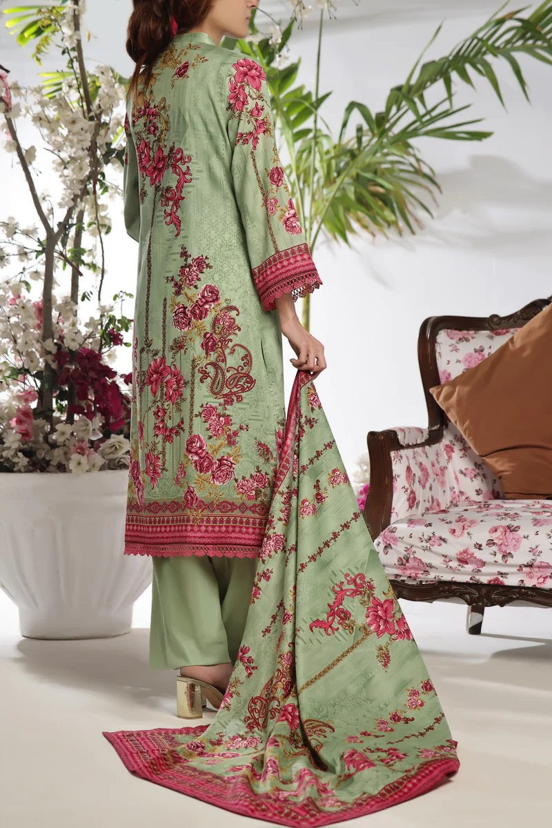 Daman By VS Textiles Printed Lawn Suits Unstitched 3 Piece VS24-D1 2910-B - Summer Collection