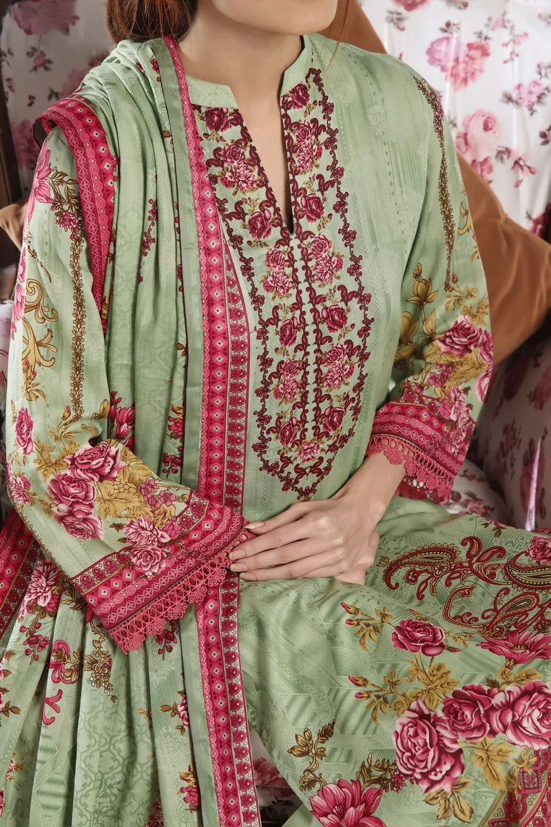 Daman By VS Textiles Printed Lawn Suits Unstitched 3 Piece VS24-D1 2910-B - Summer Collection