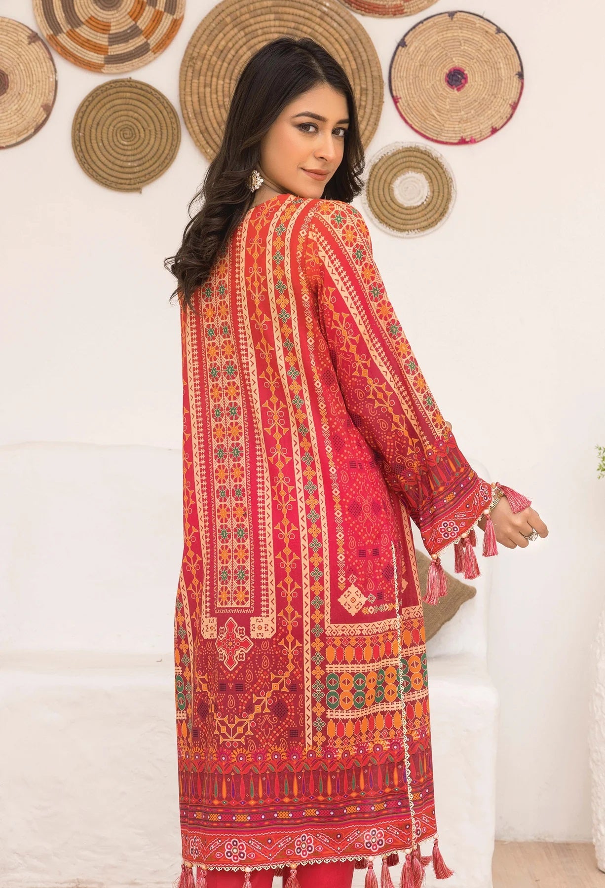 Adan Libas Chunri Embroidered Lawn 2 Piece Unstitched - ALC-01