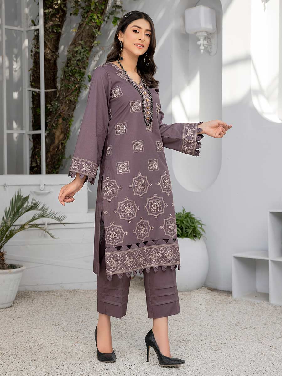 Nisha by Aalaya Embroidered Lawn Unstitched Shirt NEK2- D10