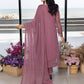 Luxe By Azure Embroidered Suits Unstitched 4 Piece AS-113 Rosy Glaze - Eid Collection