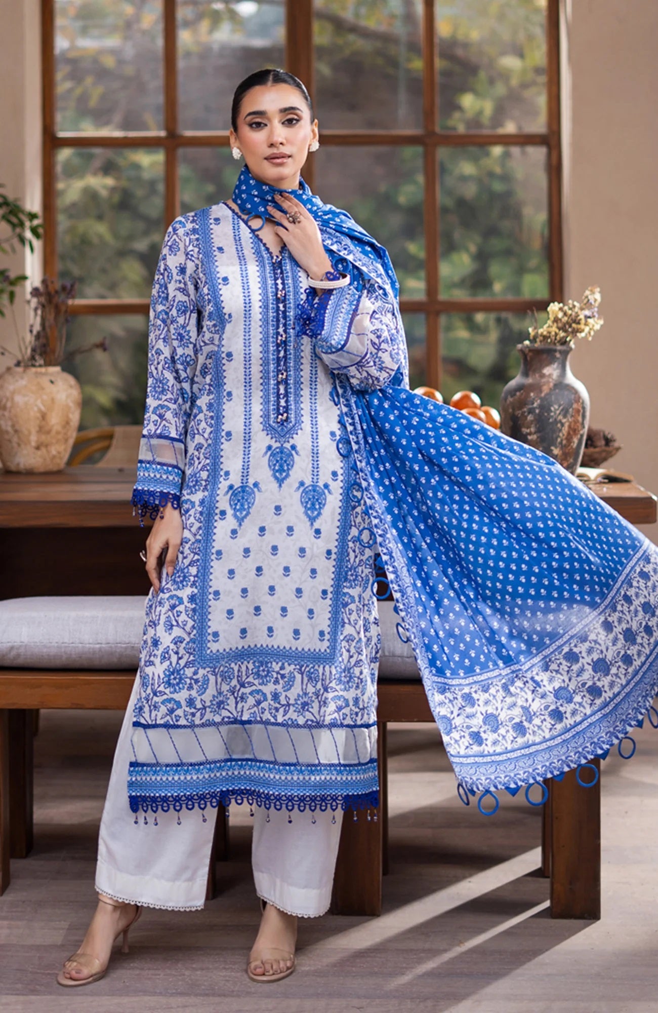 Mausummery Digital Printed Lawn Unstitched 3 Piece Suit – MUS25V1PL11