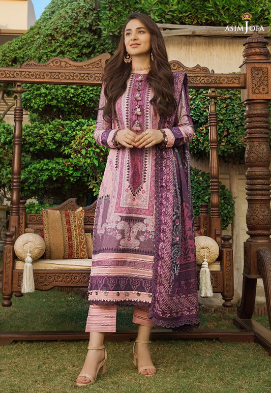 Rania by Asim Jofa Printed Lawn Suits Unstitched 2 Piece AJRP-11