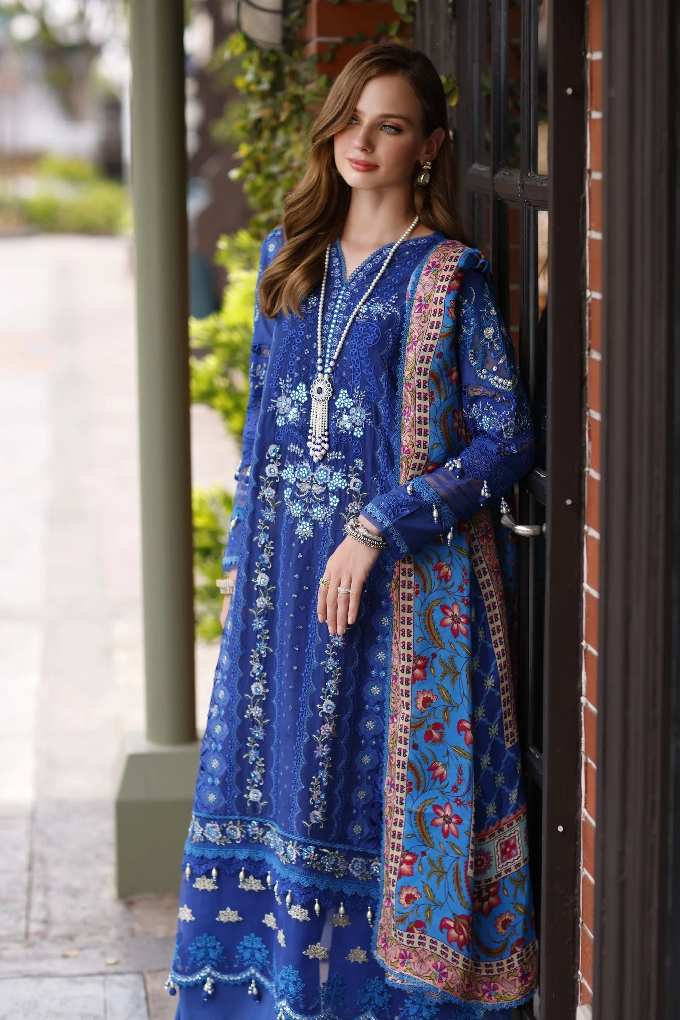 Noor By Saadia Asad Embroidered Lawn Suits Unstitched 3 Piece D11-Lia