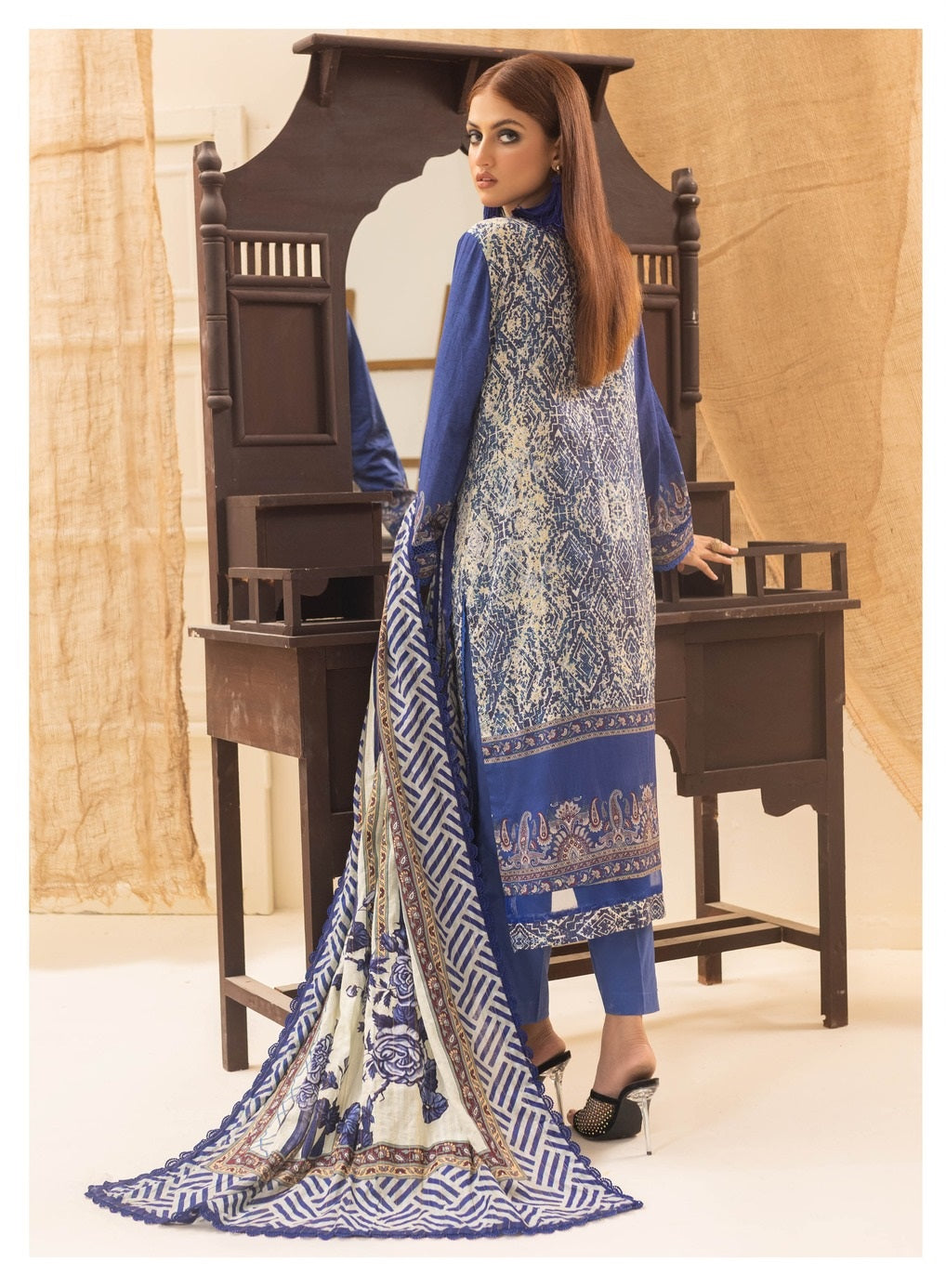 Colors by Al Zohaib Printed Lawn Suits Unstitched 3 Piece CSD-23-11 - Summer Collection