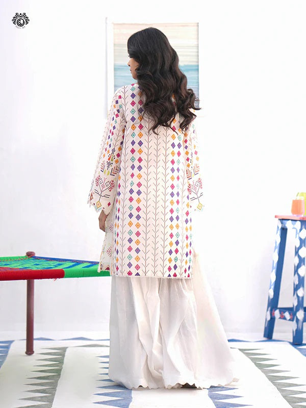 Mia digital Printed Lawn Unstitched 2 piece dress - GM2401A11