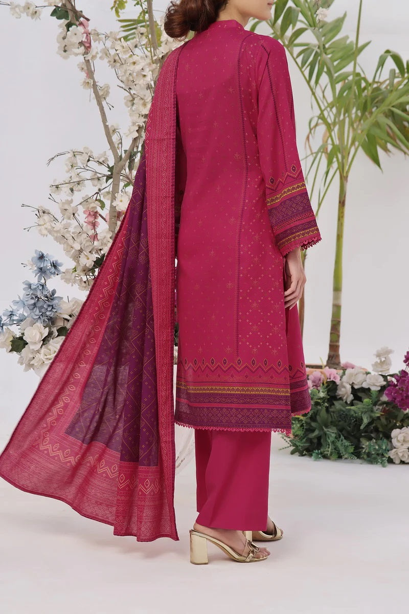 Daman By VS Textiles Printed Lawn Suits Unstitched 3 Piece VS24-D1 2911-B - Summer Collection