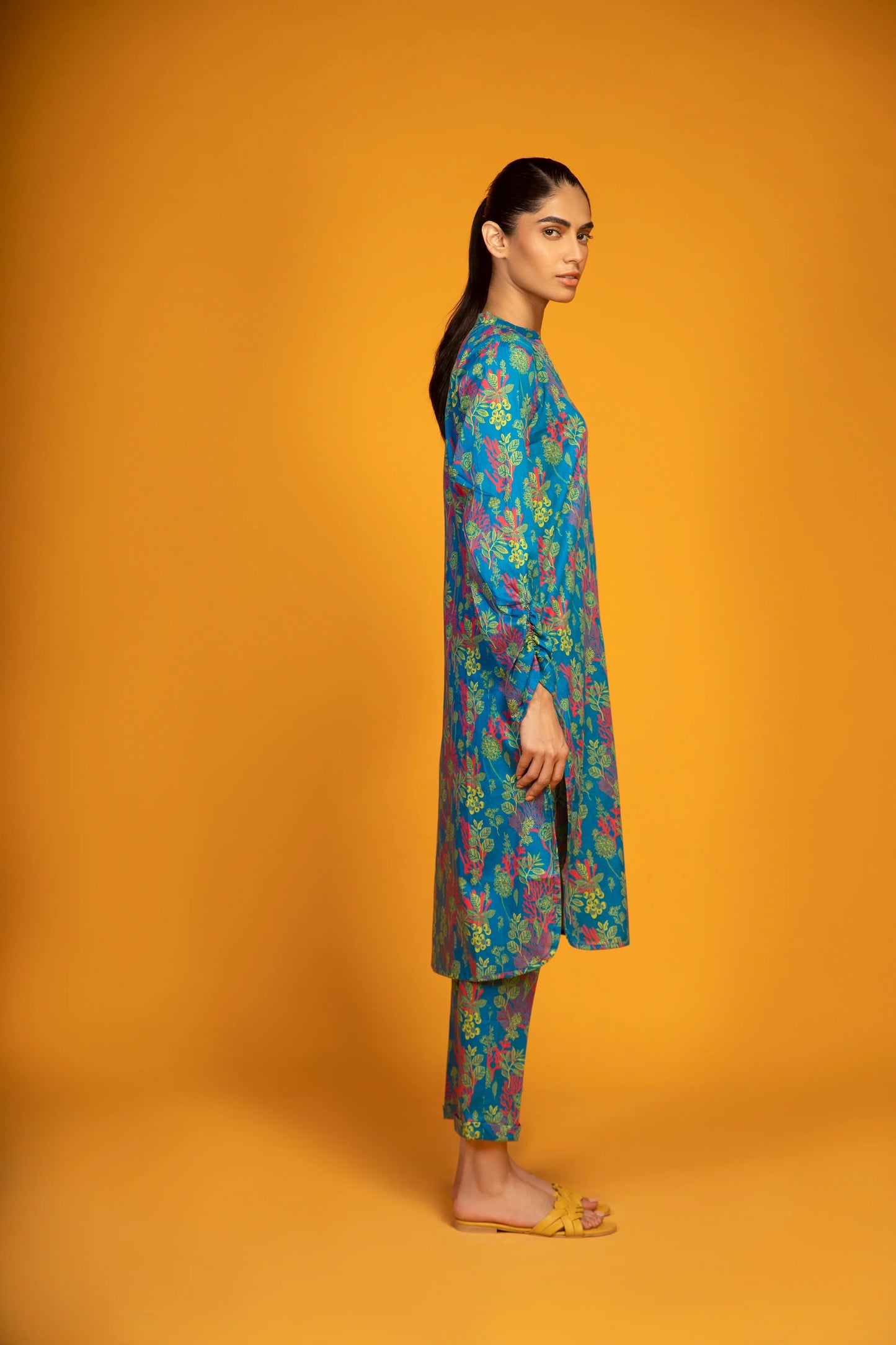 Sahar Digital Printed Lawn 2 piece Shirt & Trouser - SSL-V3-11