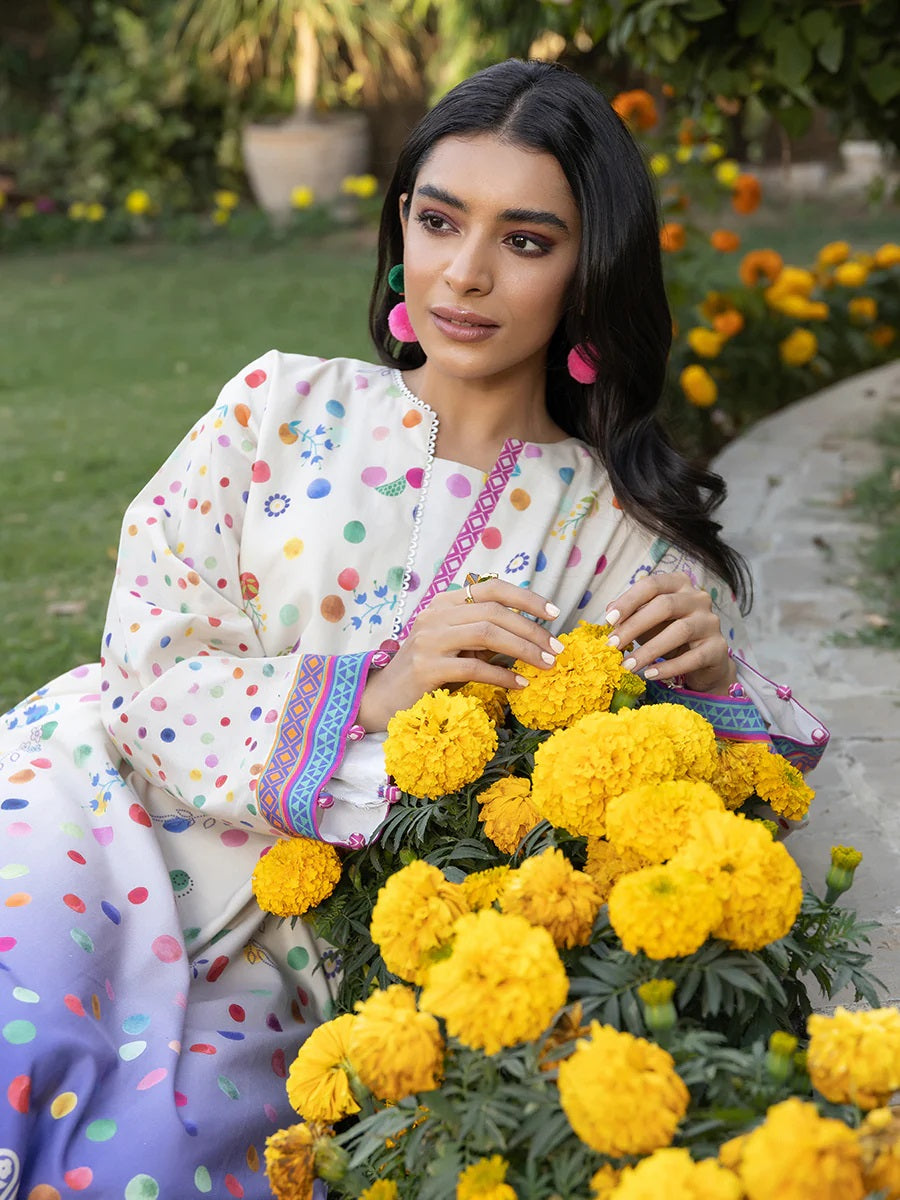 Mehr Digital Printed Lawn Shirt 1 piece unstitched - 23DA-011UT