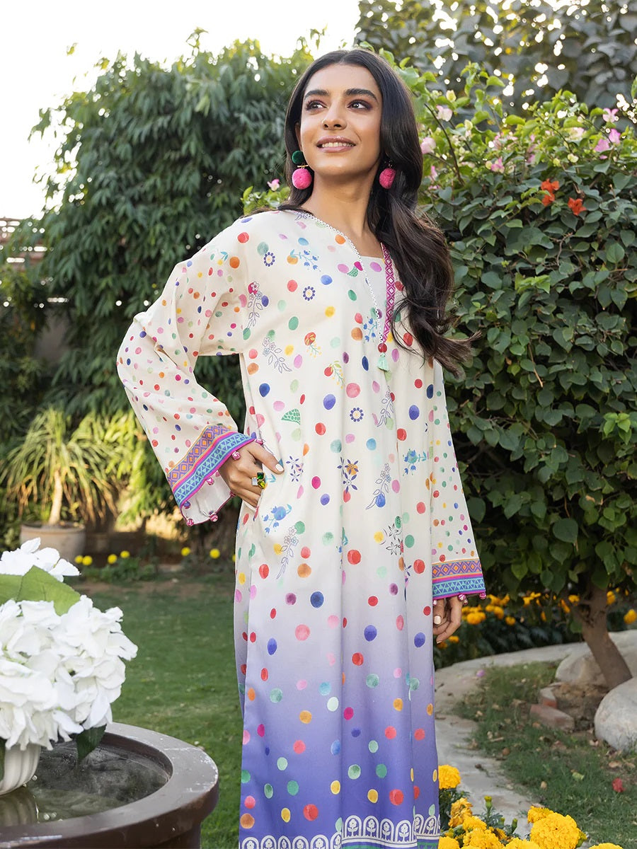 Mehr Digital Printed Lawn Shirt 1 piece unstitched - 23DA-011UT
