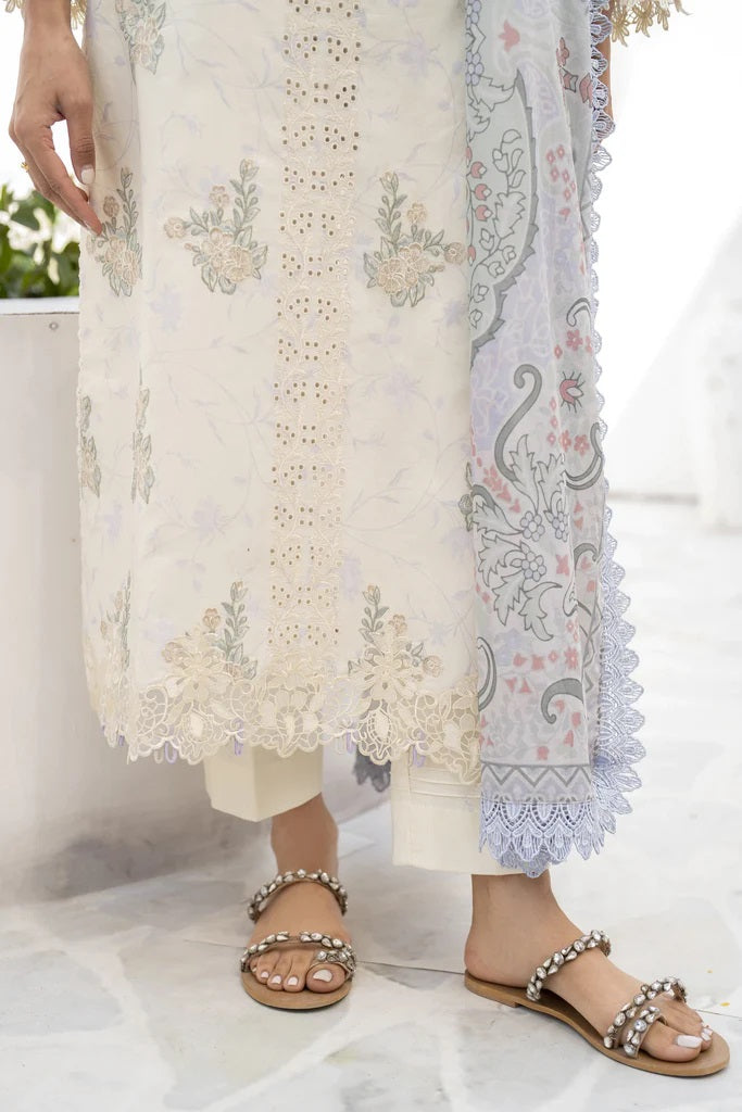 Shezlin by Aabyaan Embroidered Chikankari Suits Unstitched 3 Piece AS-AR-11 ZYNA - Summer Collection