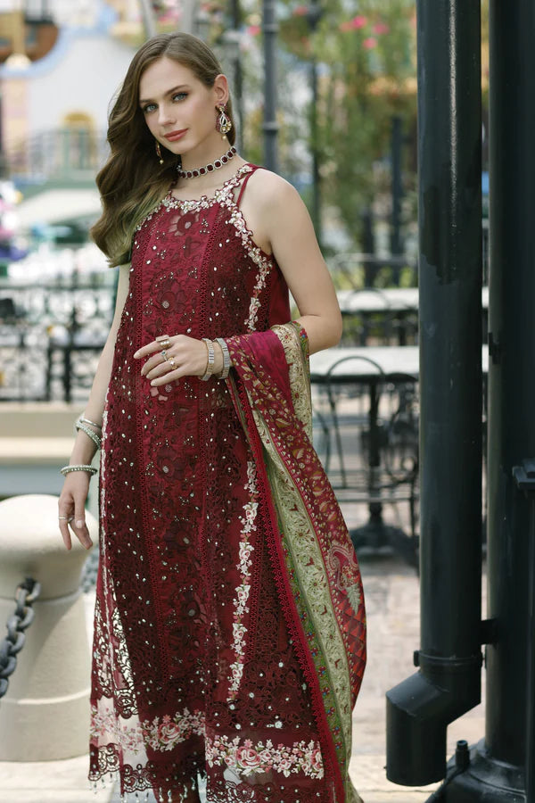 Noor By Saadia Asad Embroidered Lawn Suits Unstitched 3 Piece D12-Elara