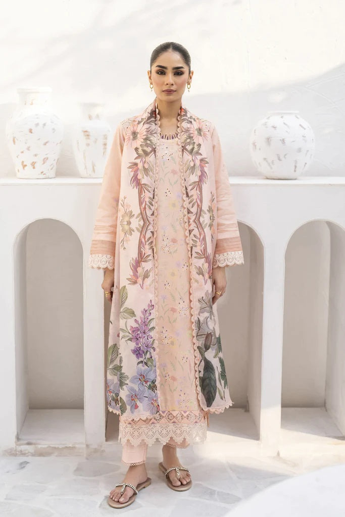 Shezlin by Aabyaan Embroidered Chikankari Suits Unstitched 3 Piece AS-AR-12 WANYA - Summer Collection