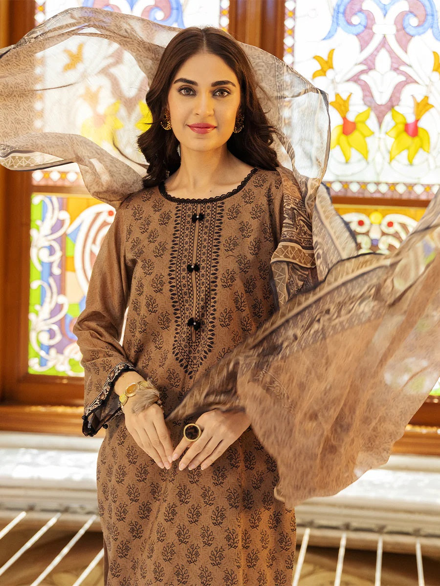 Salitex Kiara Printed Lawn Unstitched 3 Piece - SKL-D12