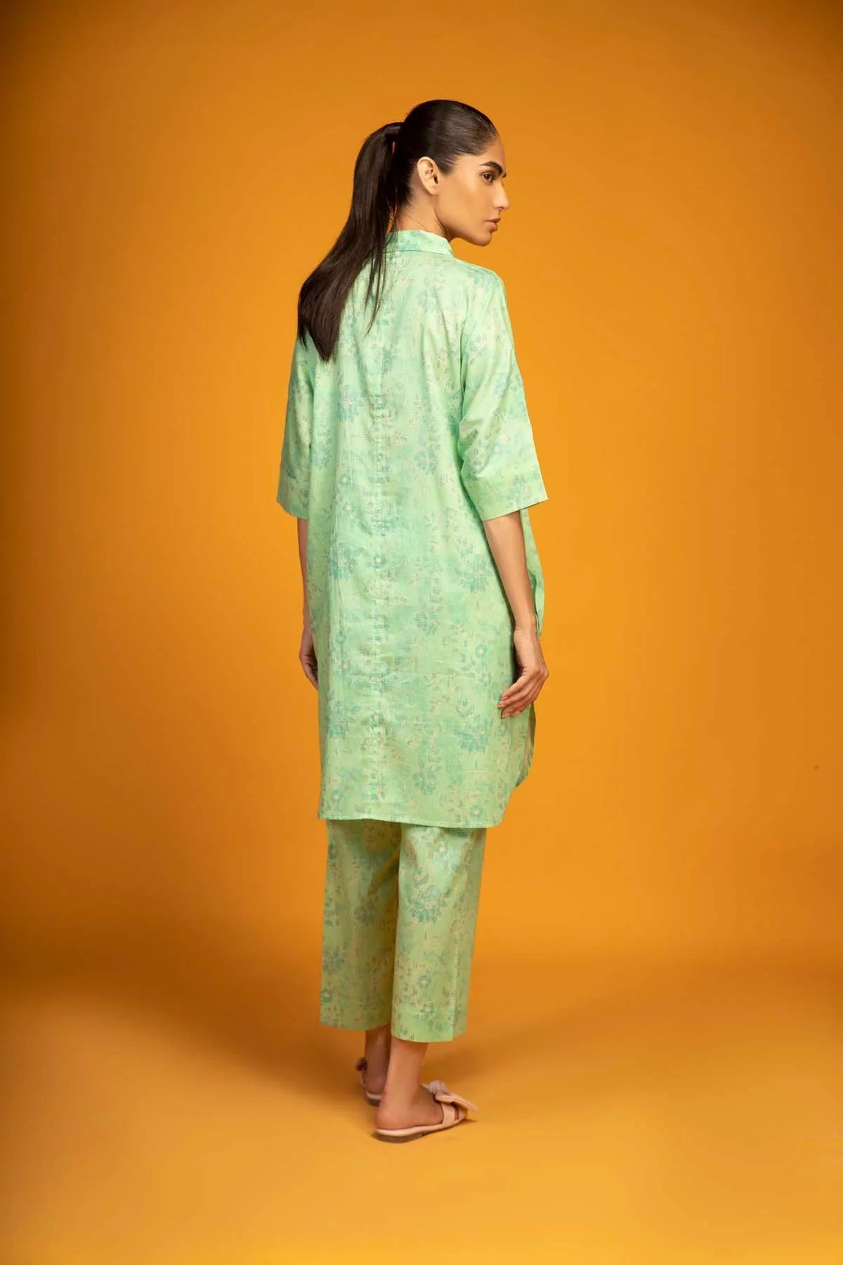 Sahar Digital Printed Lawn 2 piece Shirt & Trouser - SSL-V3-12