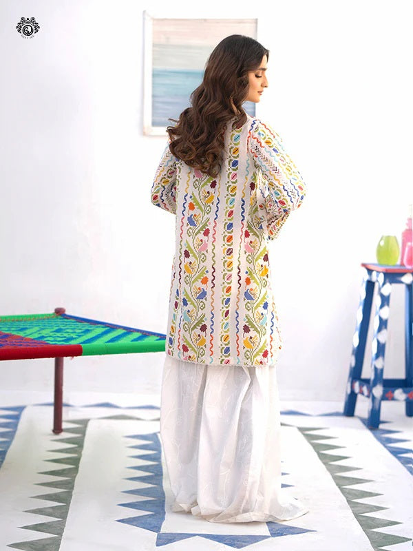 Mia digital Printed Lawn Unstitched 2 piece dress - GM2401A12