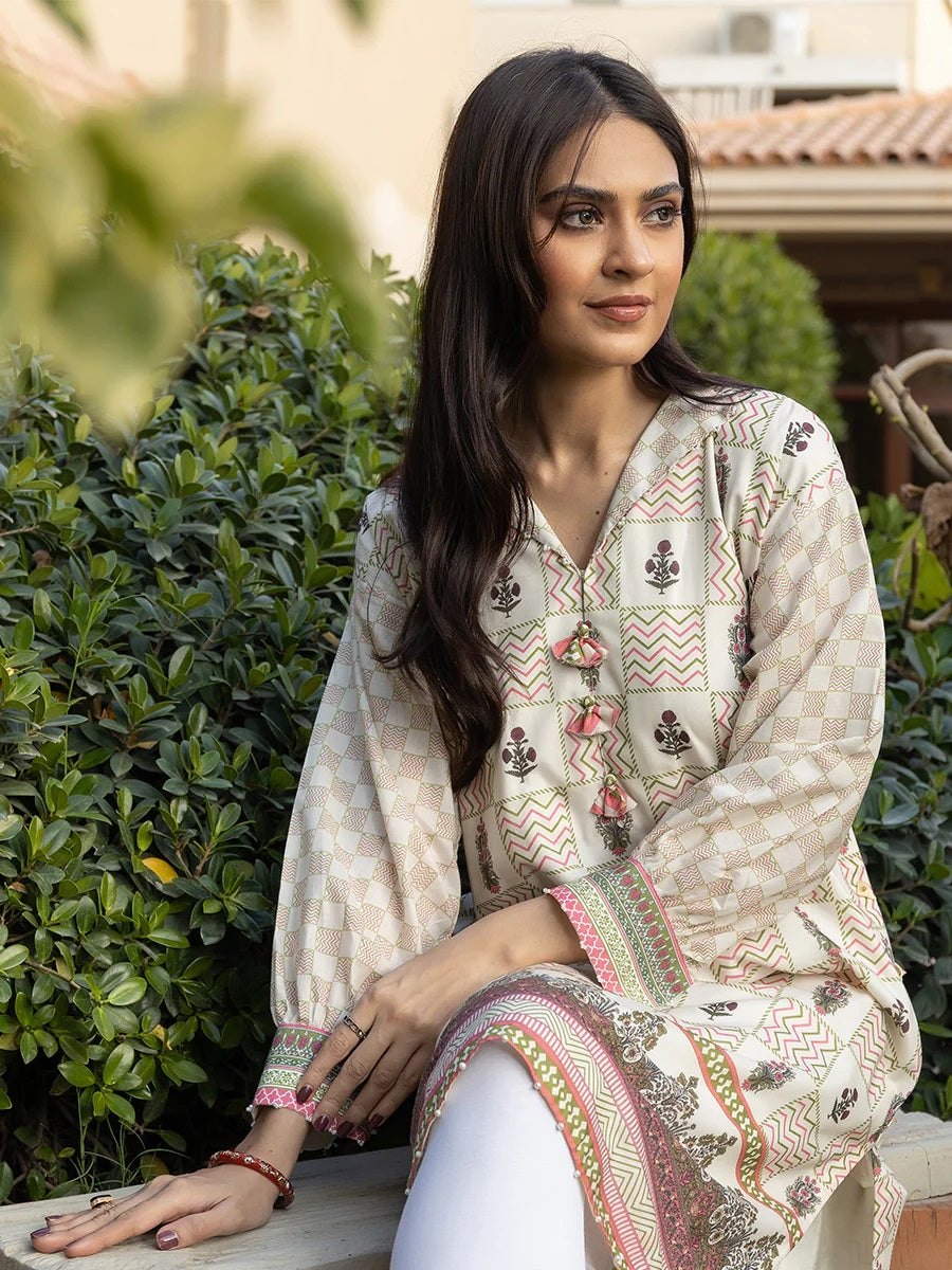 Mehr Digital Printed Lawn Shirt 1 piece unstitched - 23DA-012UT