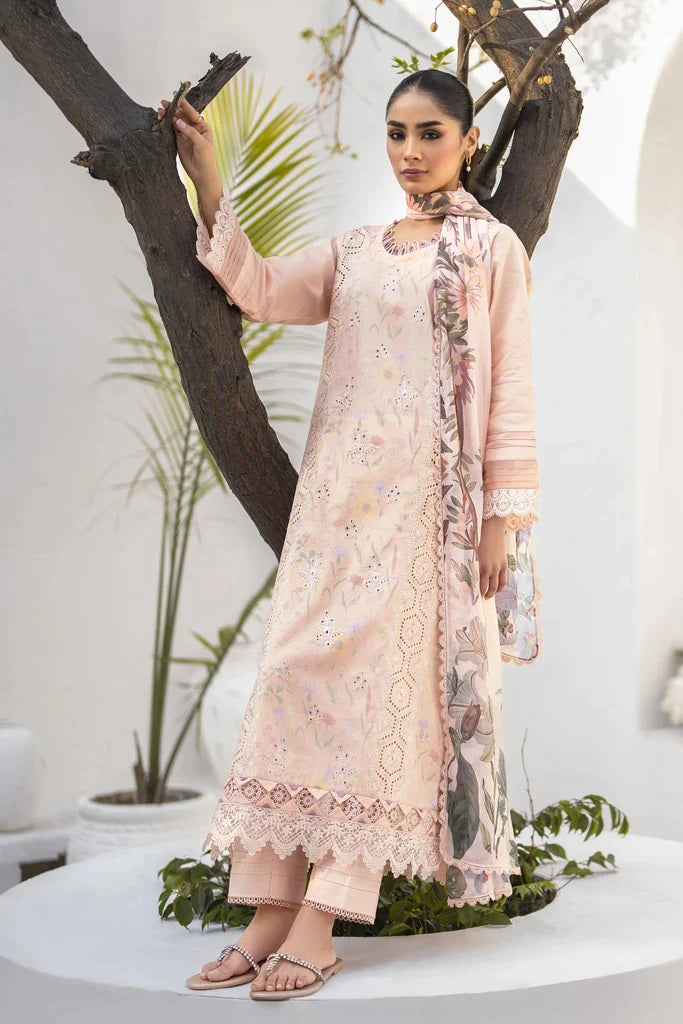 Shezlin by Aabyaan Embroidered Chikankari Suits Unstitched 3 Piece AS-AR-12 WANYA - Summer Collection
