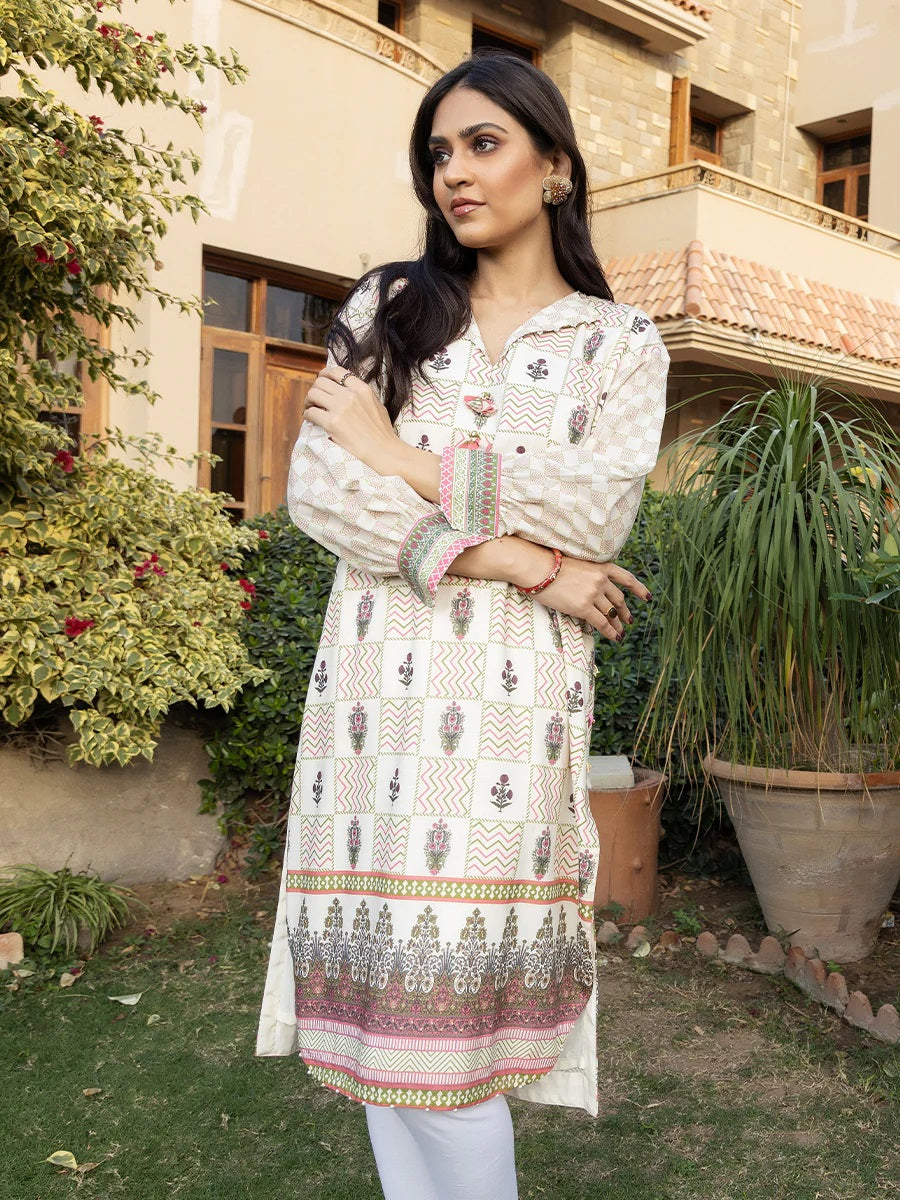 Mehr Digital Printed Lawn Shirt 1 piece unstitched - 23DA-012UT