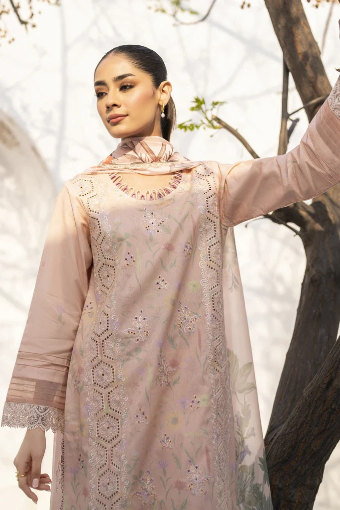 Shezlin by Aabyaan Embroidered Chikankari Suits Unstitched 3 Piece AS-AR-12 WANYA - Summer Collection