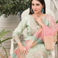Tawakkal Marilia Embroidered Lawn 3 piece semi stitched suit - D 1398