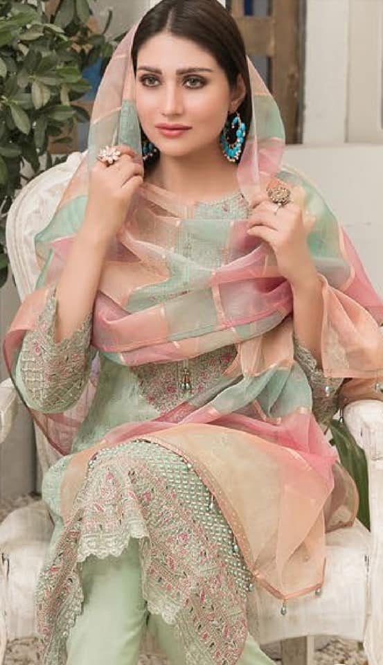 Tawakkal Marilia Embroidered Lawn 3 piece semi stitched suit - D 1398