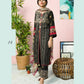 Blossom by Riaz Art Embroidered Slub Lawn 3pc Unstitched Dress - 13