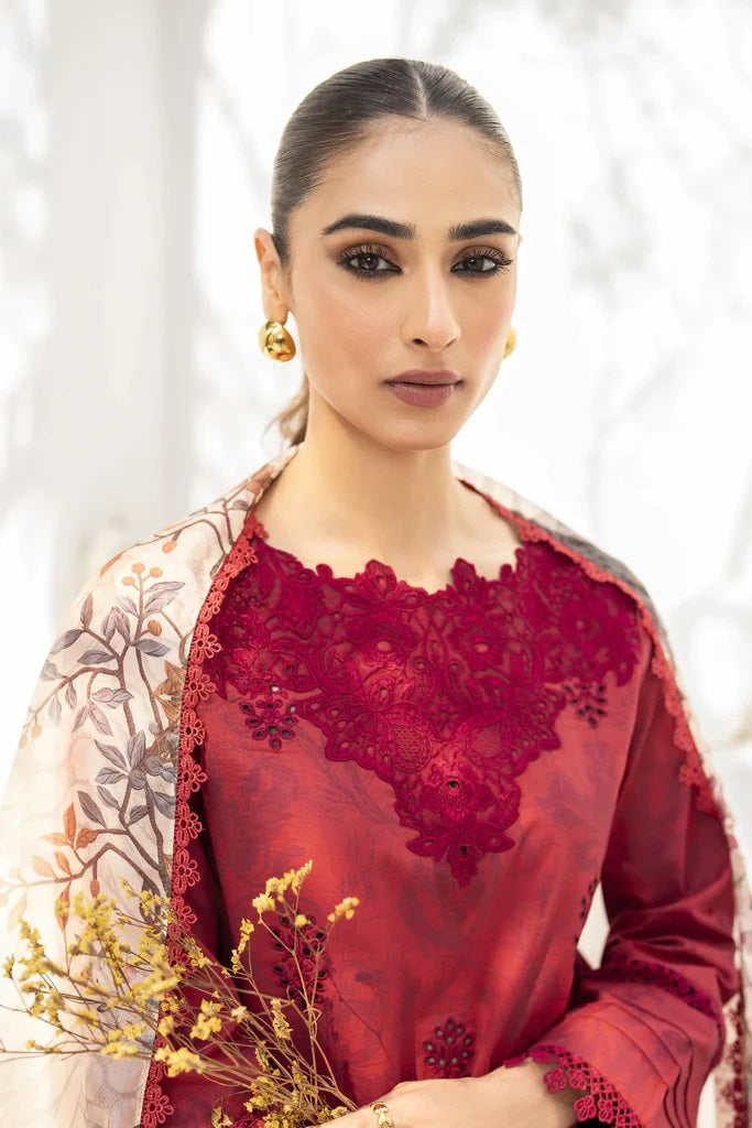 Shezlin by Aabyaan Embroidered Chikankari Suits Unstitched 3 Piece AS-AR-13 JIYA - Summer Collection