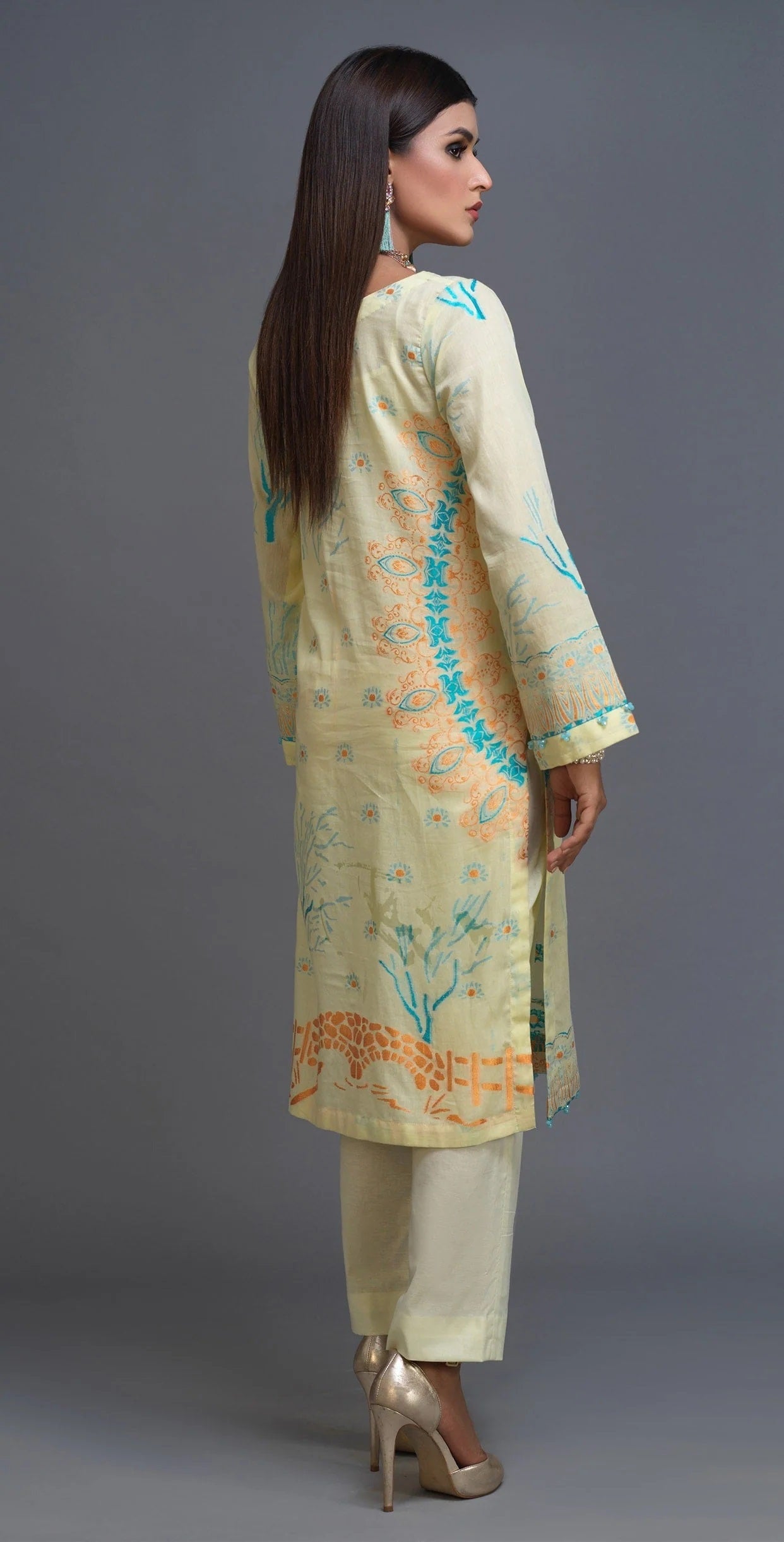 Khanak by Salitex Jacquard Lawn Kurties 1 Piece Unstitched SKCP-13b
