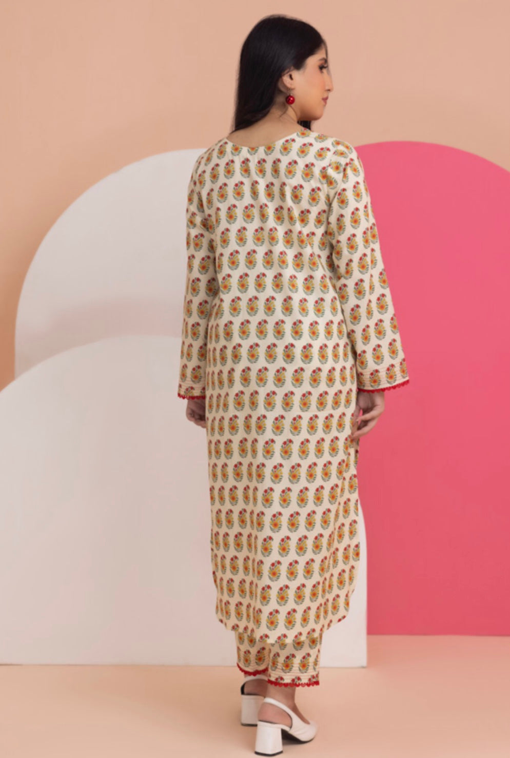 Identic Separates By Regalia Textiles Printed Linen Suits Unstitched 2 Piece RTPL-D-13 - Winter Collection