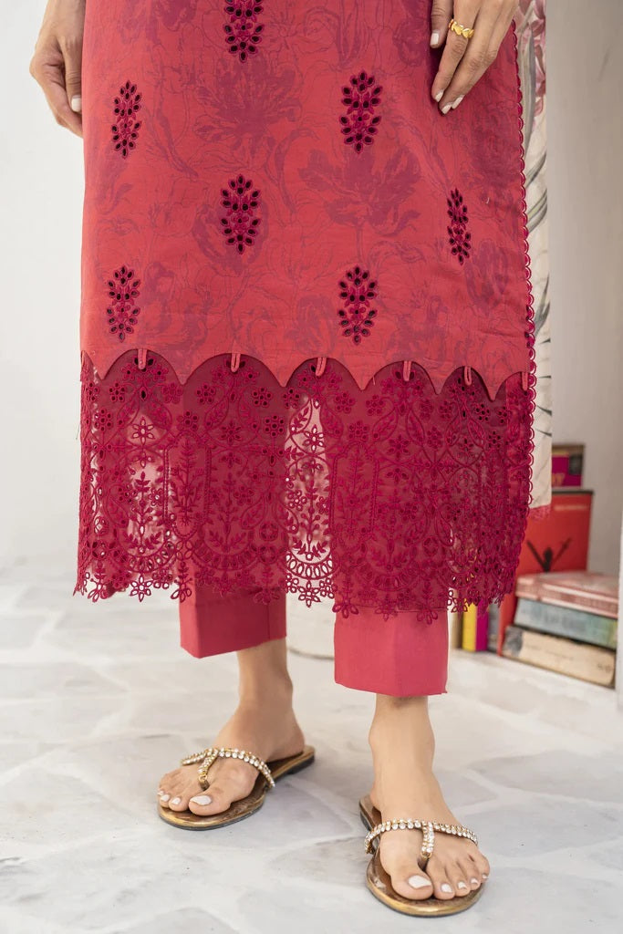 Shezlin by Aabyaan Embroidered Chikankari Suits Unstitched 3 Piece AS-AR-13 JIYA - Summer Collection