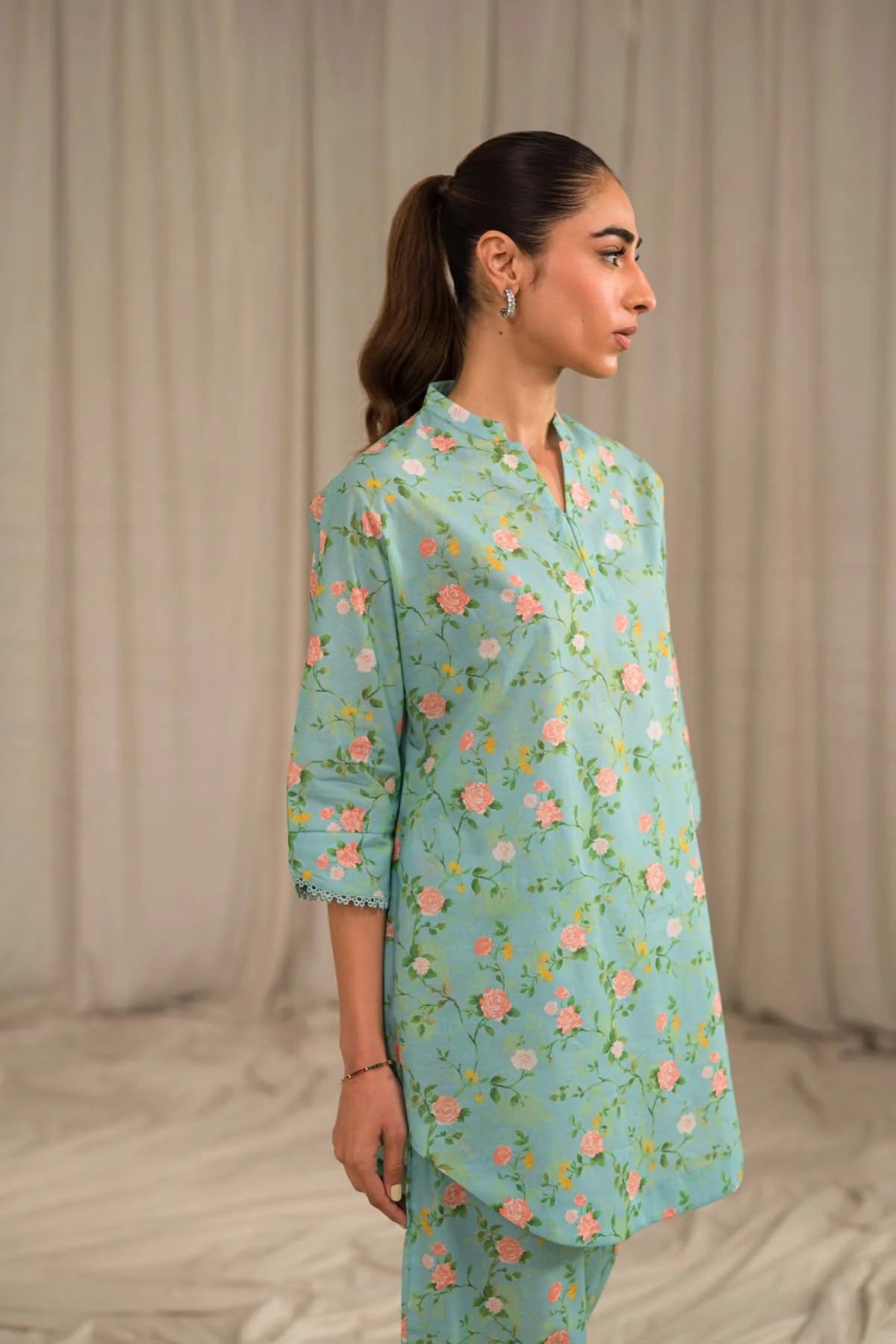 Sahar Printed Lawn Suits Unstitched 2 Piece SHR-S24-PL-V1-13 - Summer Collection
