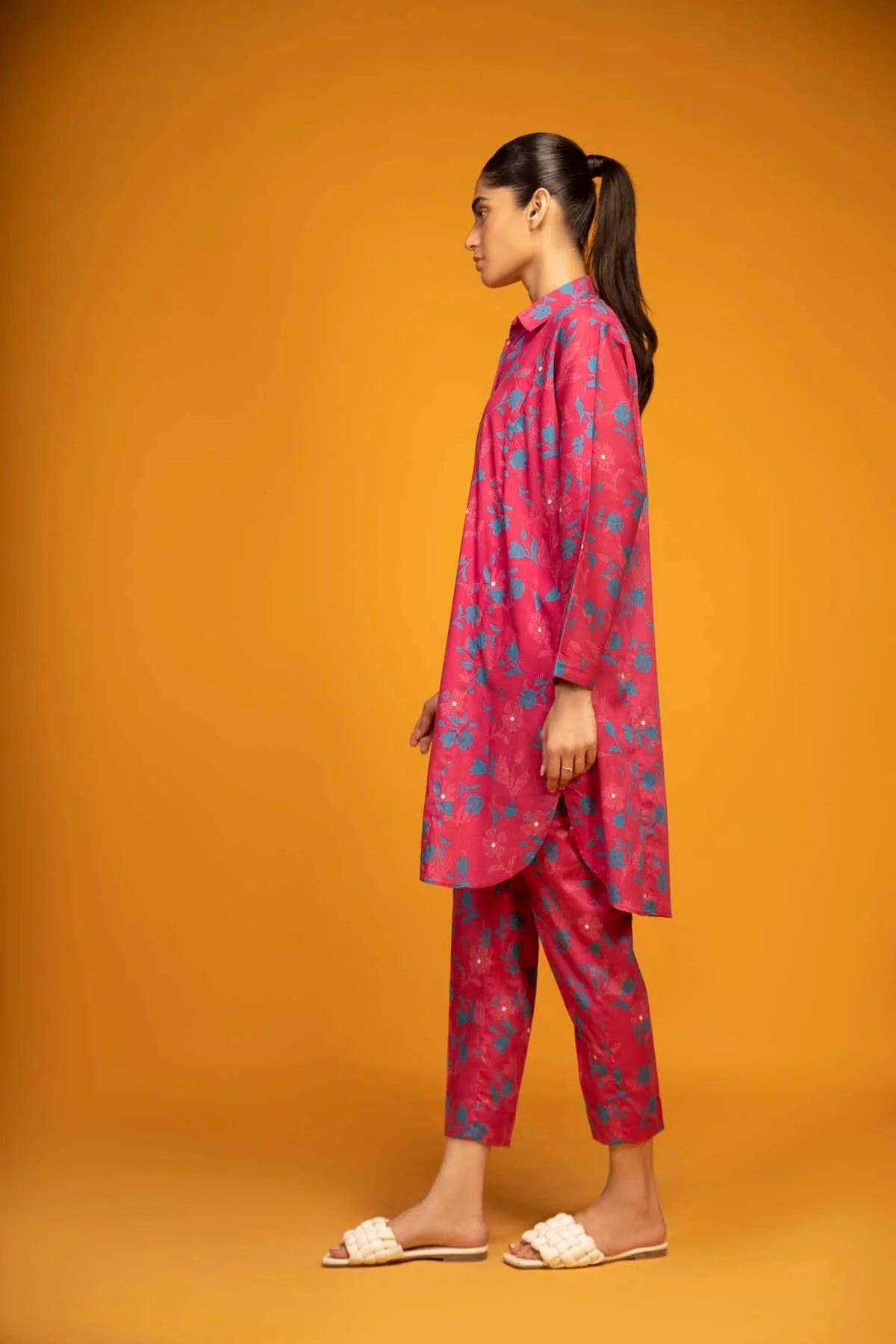 Sahar Digital Printed Lawn 2 piece Shirt & Trouser - SSL-V3-13