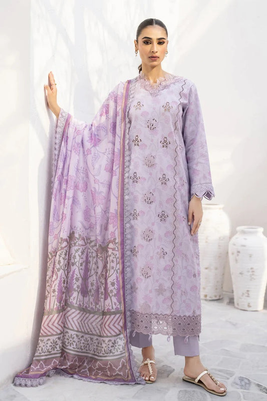 Shezlin by Aabyaan Embroidered Chikankari Suits Unstitched 3 Piece AS-AR-14 ZEERISH - Summer Collection