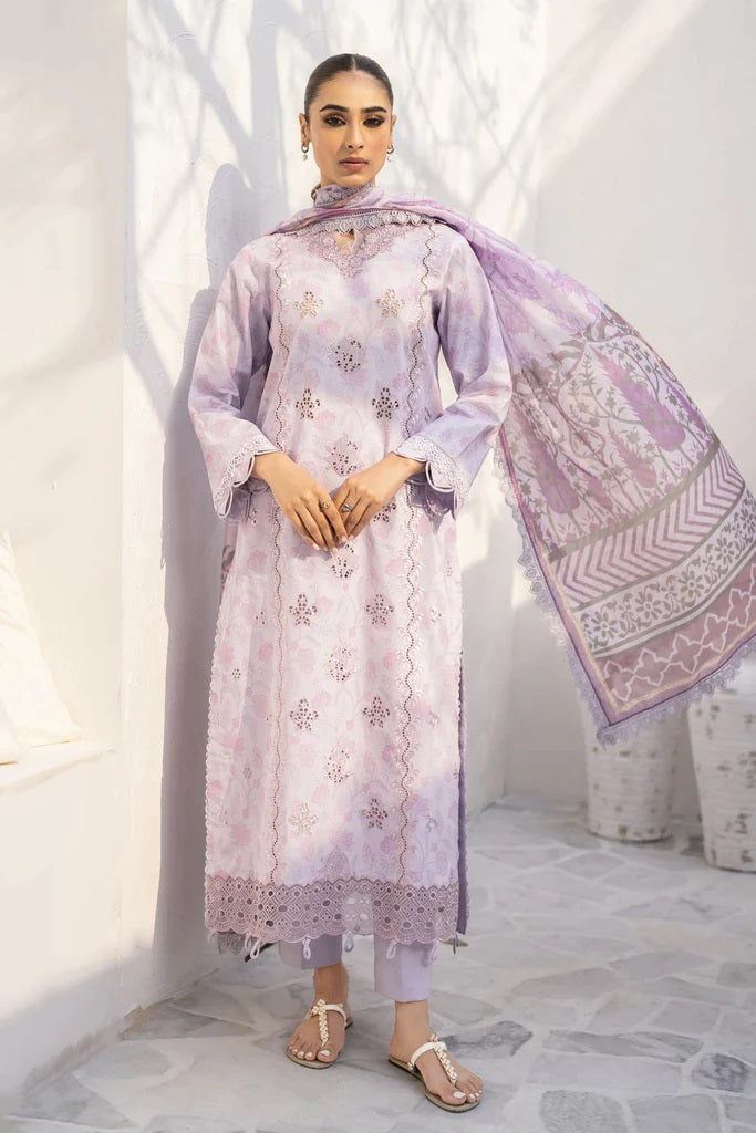 Shezlin by Aabyaan Embroidered Chikankari Suits Unstitched 3 Piece AS-AR-14 ZEERISH - Summer Collection