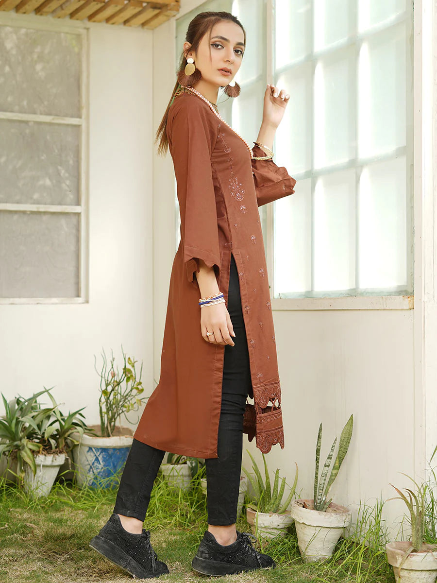 Nisha by Aalaya Embroidered Lawn Unstitched Shirt NEK- D14